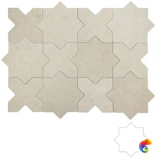 Гранит керамический 32725 ELDA STAR SAND 16,8x16,8 см 32725