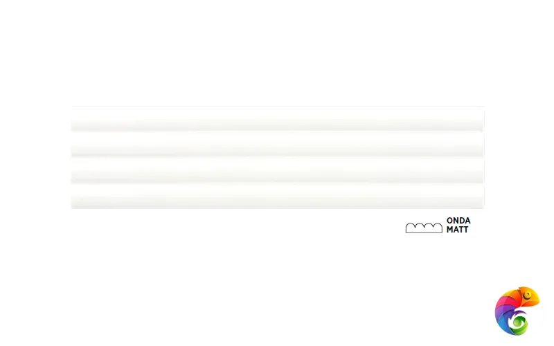 Плитка керамическая настенная 28522 COSTA NOVA ONDA White Matt 5x20 см (108 кор./палл.) 28522