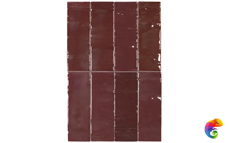 Плитка керамическая настенная 33121 MAREA Dark Merlot 5х15 см 33121