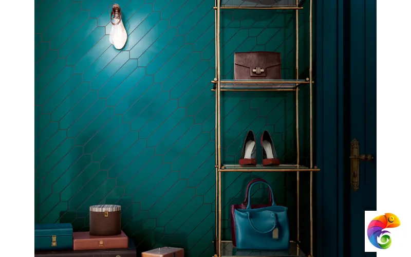 Плитка керамическая настенная 25829 ARROW Blue Canard 5х25 см 25829