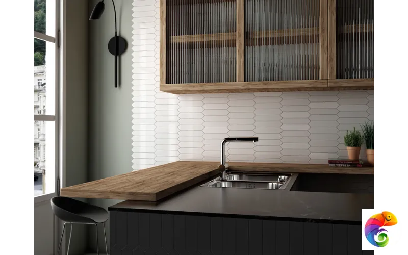 Плитка керамическая настенная 25835 ARROW Pure White 5х25 см 25835