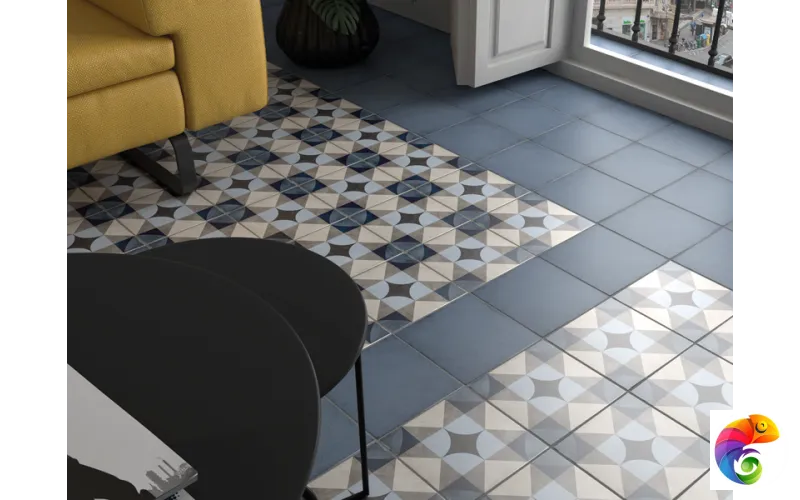 Гранит керамический 24392 ART NOUVEAU Woad Blue 20х20 см 24392