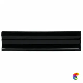 Cornisa Clasica Negro 3,5X15