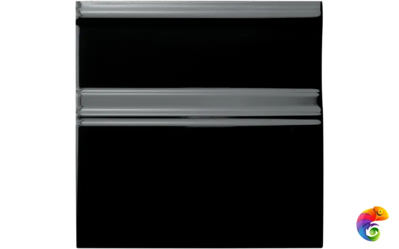 Rodapie Clasico Negro 15X15