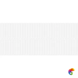 Simply white белый 01  25х60 010100001522