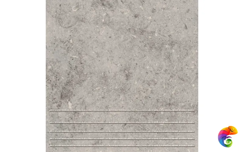 СТУПЕНЬ Клинкерная плитка Вермонт 2 серый 29,8х29,8 