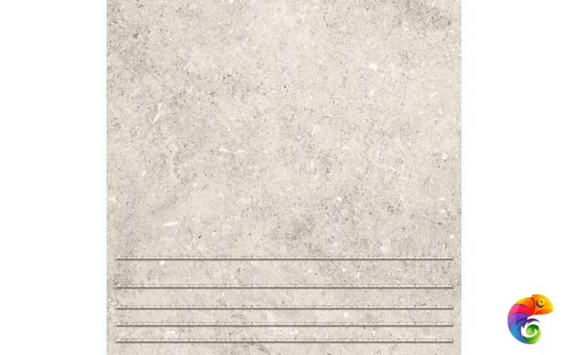 СТУПЕНЬ Клинкерная плитка Вермонт 1 светло-серый 29,8х29,8 