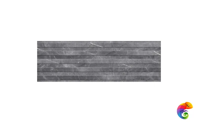 Настенная плитка Канон 1Д серый 30х90 