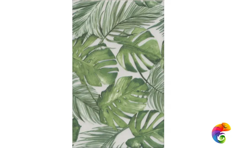 6410 Плитка настенная Левада зеленый 25х40 6410