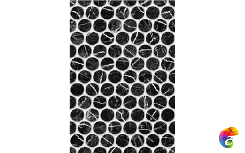 Плитка настенная Помпеи 1 тип 1 черный 27,5х40 