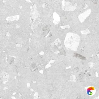 Terrazzo grey серый PG 01 45х45 010400001252