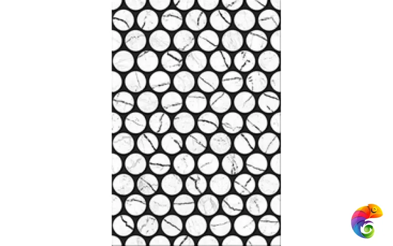 Плитка настенная Помпеи 7 тип 1 белый 27,5х40 