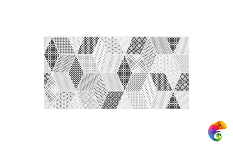 Плитка настенная Тренд 7 тип 1 белая 30х60 