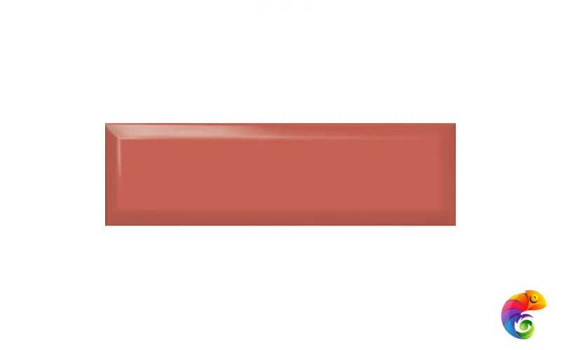 9023 плитка настенная Аккорд коралловый грань 8,5х28,5 9023