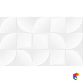 Nature white белый 02 30х50 010100001403