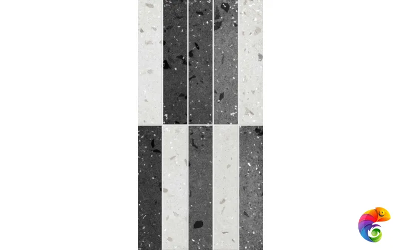 Плитка настенная Морена 2Д черный 30х60 