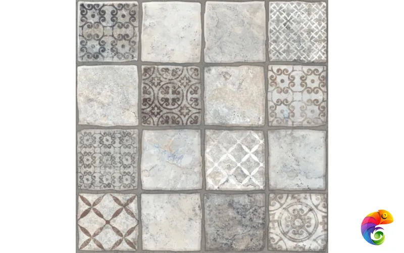 Керамогранит Карфаген 1Д декорированный 40х40 