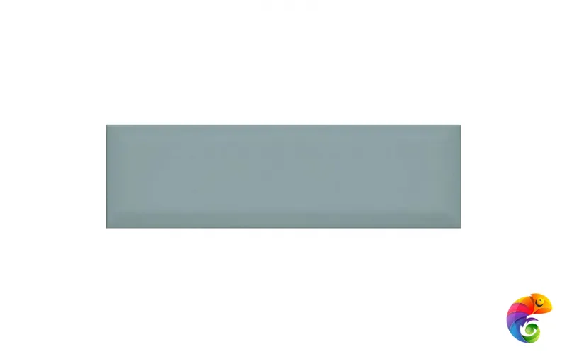 9013 плитка настенная Аккорд зеленый темный грань 8,5х28,5 9013