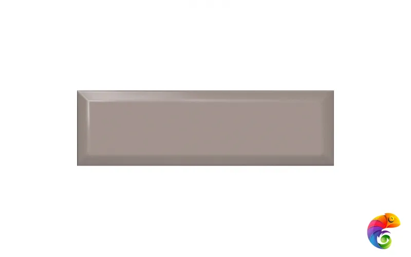 9029 плитка настенная Аккорд коричневый светлый грань 8,5х28,5 9029