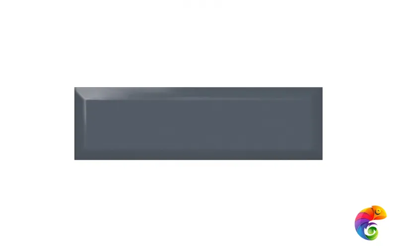 9031 плитка настенная Аккорд синий грань 8,5х28,5 9031