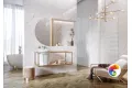 Плитка Meissen Carrara Chic рельеф шеврон белый 29х89 O-CCH-WTA052
