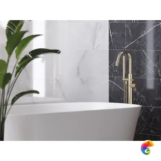 Бордюр Meissen Gatsby глянцевый белый 10х25 A-GT1U051/N