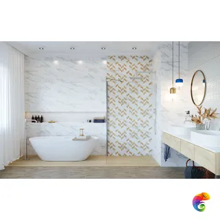 Creto Pastel Waffle white 30х60 NRL_P0023