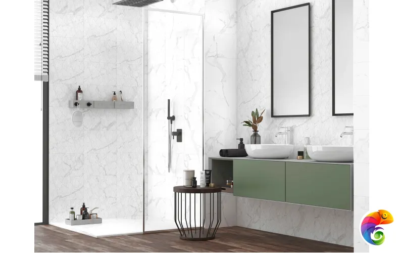 Плитка Creto Scales белый 25х40 00-00-5-09-00-01-2627