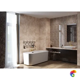 Вставка Creto Tessitura Facile 25х50 04-01-1-10-03-11-1870-0