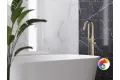 Бордюр Meissen Gatsby глянцевый белый 10х25 A-GT1U051/N