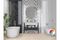 Бордюр Meissen Gatsby глянцевый белый 10х25 GT1U051