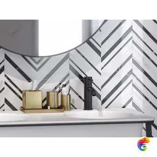 Meissen Gatsby рельеф черный 25х75 GTU232