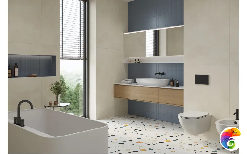 Плитка Creto Акварель Клауд (Aquarelle cloud) 5,75х24 BR_0014