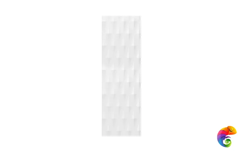 Плитка Meissen Trendy рельеф пики белый 25х75 TYU052