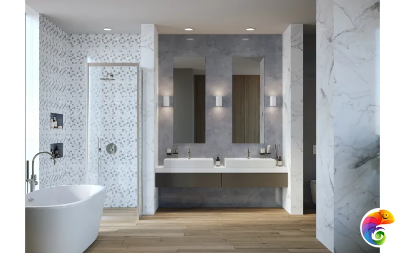 Универсальная мозаика Meissen Flow многоцветный 28,8x28,8 16923