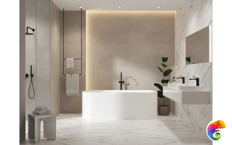 Керамогранит Meissen Bliss 17541 белый ректификат 60x120 17541