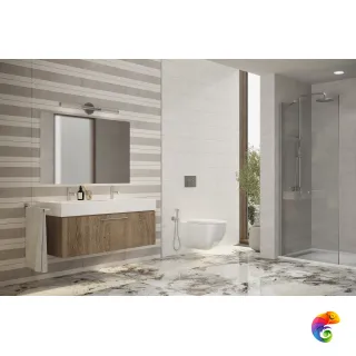 Вставка Creto Ganna Bloom Smoke 20х60 04-01-1-17-03-18-1903-0