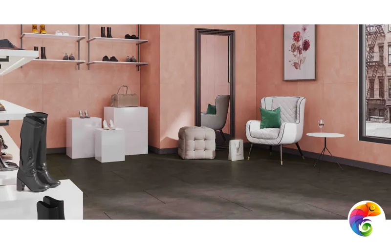 Комплект Ametis (Ступень Ametis SR05 (33x120) непол. (прямоугол. бортик) + Подступенок (14,5x120)) 39141