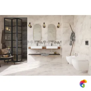 Вставка Meissen Willow Sky мозаика светло-серый 29x29 O-WIL-FTF522