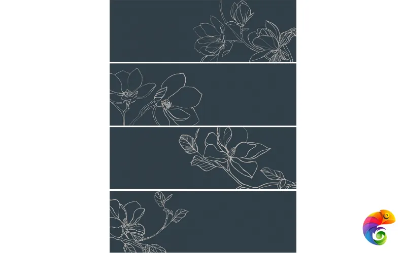 Панно Creto Ekzotic bloom 90х120 06-01-1-81-03-65-1889-0