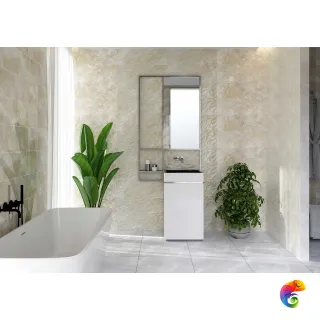 Creto Murano Beige W M/STR 25x75 NR Glossy 1 MEX11W2720LC