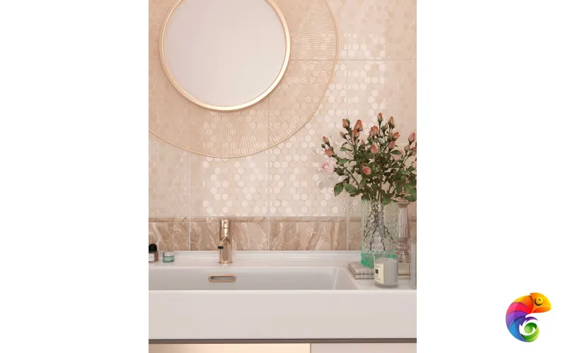 Вставка Creto Fermezza Tramonto 25х50 04-01-1-10-03-23-1861-2