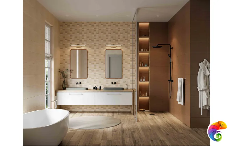 Бордюр Creto Cypress locket cacao 5х40 05-01-1-56-05-11-2810-1