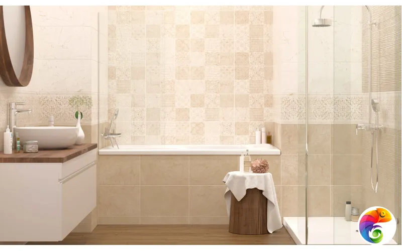 Плитка Creto Wiener бежевый 25х40 00-00-5-09-00-11-2616