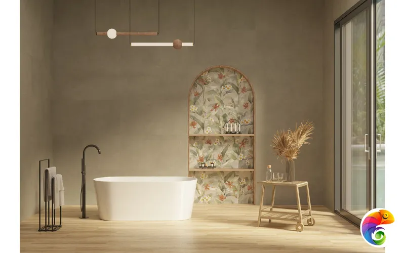 Керамогранит Meissen Floresta 17646 джунгли многоцветный ректификат 60x120 (пал.57,6м) 17646