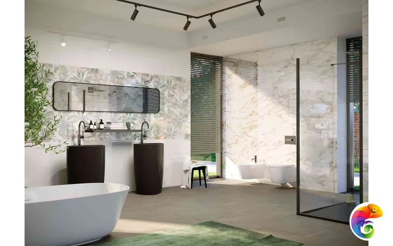 Плитка Creto Shine gold 30х90 NB_P0370