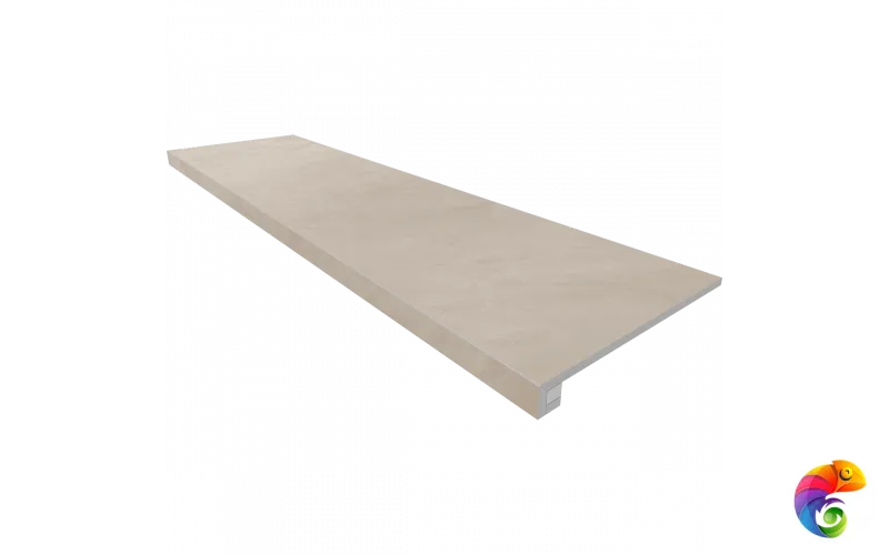 Комплект Estima (Ступень Estima GF02 (33x120) непол. (прямоугол. бортик) без насечек + Подступенок (14,5x120)) 70546