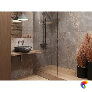 Комплект Ametis ( Ametis IN01 (33x120) непол. (прямоугол. бортик) без насечек + Подступенок (14,5x120)) 70533