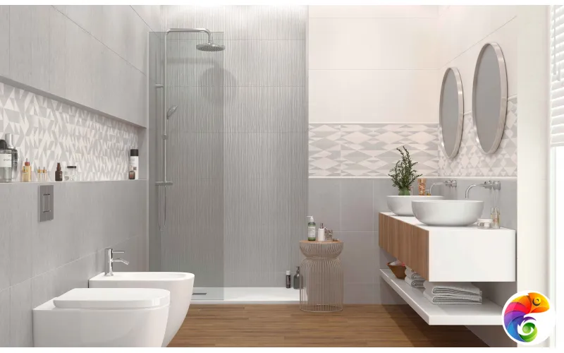 Плитка Creto Lorenzo geometrya бежевый 25х40 00-00-5-09-00-11-2611