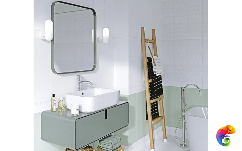 Вставка Meissen Trendy геометрия белый 25х75 TY2U051-63